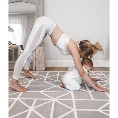 Toddlekind Prettier Hrací podložka Puzzle Nordic - Pebble 120 x 180 cm - obrázek