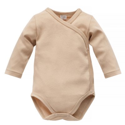 Pinokio Lovely Day Zavinovací body s dlouhým rukávem - Beige, vel. 68