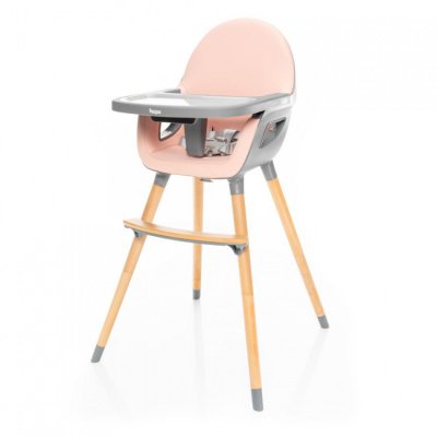 Zopa Dolce 2 Jídelní židlička - Blush Pink/Grey
