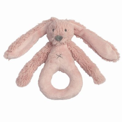 Happy Horse králíček Richie chrastítko - Starorůžové