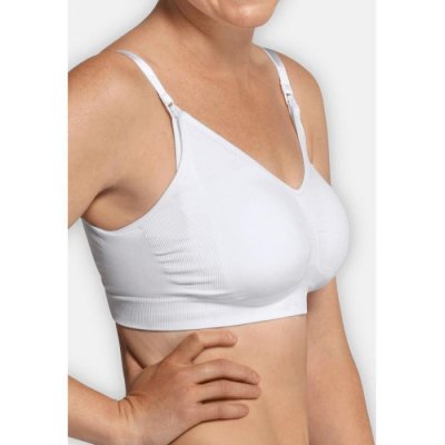 Carriwell Original mateřská a kojící podprsenka - XL bílá - obrázek