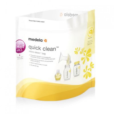 Medela Quick Clean sterilizační sáčky do mikrovlnné trouby 5 ks - obrázek