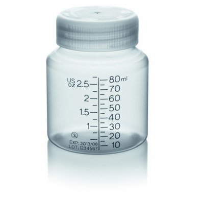 Medela lahvička s víčkem jednorázová sterilní 80 ml - 40 ks