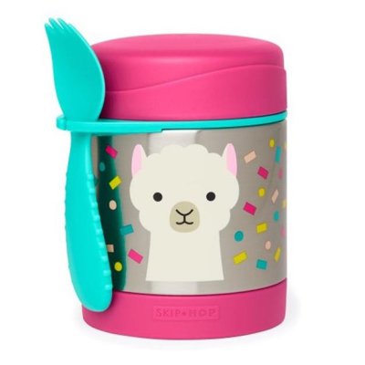 Skip Hop Zoo termoska na jídlo s vidličkou - Lama