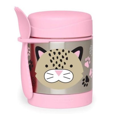 Skip Hop Zoo termoska na jídlo s vidličkou - Leopard
