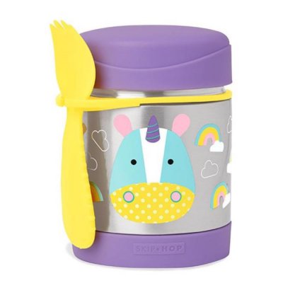 Skip Hop Zoo termoska na jídlo s vidličkou - Jednorožec