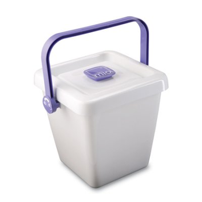 Bambino Mio kyblík na plenky - Bílý/levandulový - obrázek