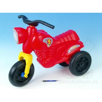 Teddies Odrážedlo motorka Classic MAXI - Červená
