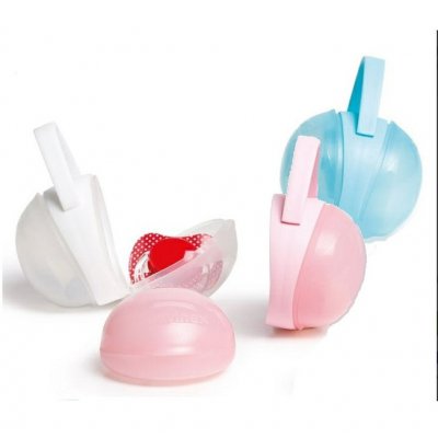 Suavinex DUO hygienická krabička na 2 šidítka mix barev - obrázek