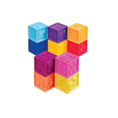 B.Toys Kostky One Two Squeeze - obrázek