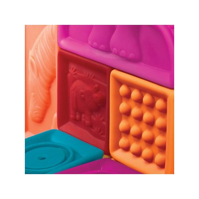 B.Toys Kostky One Two Squeeze - obrázek