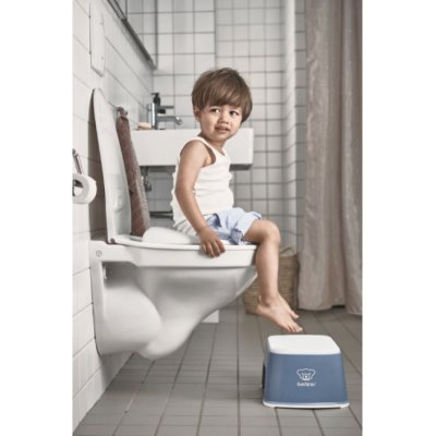 BabyBjörn stupátko Safe Step - Deep blue/White - obrázek