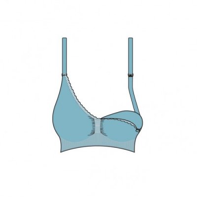 Carriwell Organic mateřská a kojící podprsenka - M černá - obrázek