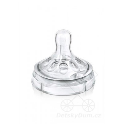 Philips AVENT dudlík - sosák Natural, 2 ks - 1 otvor, 0 m+