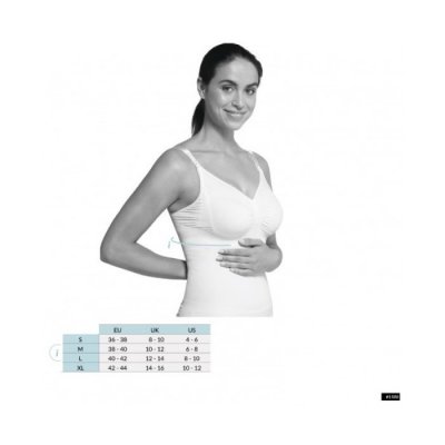 Carriwell kojící košilka stahovací - Bílá, vel. L - obrázek