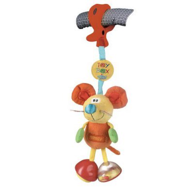 Playgro závěsná hračka s klipem - Myška