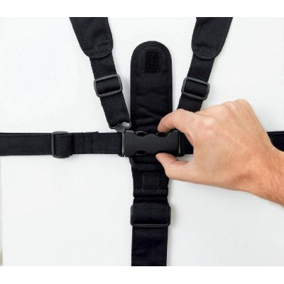 BabyDan kšíry pro hluboký kočárek Lux - Černé - obrázek