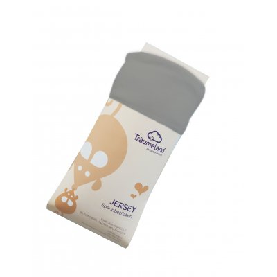 Träumeland prostěradlo jersey UNI - Dunkelgrau/tm. šedá