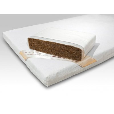 Faktum kokosová matrace - 120 x 70 x 6 cm, bílý potah