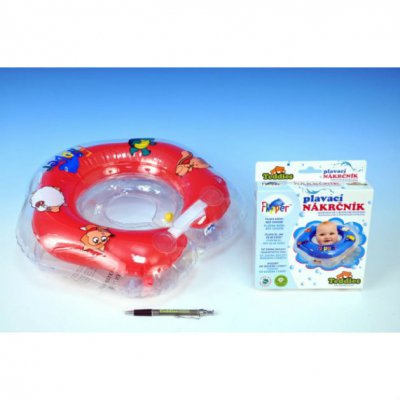Plavací nákrčník Flipper 0 m+ - Červený