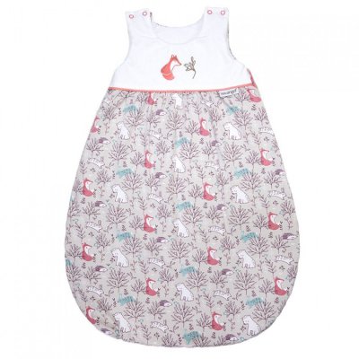 Little Angel spací pytel Outlast® - Béžová - růžová liška/bílá, vel. 62/68