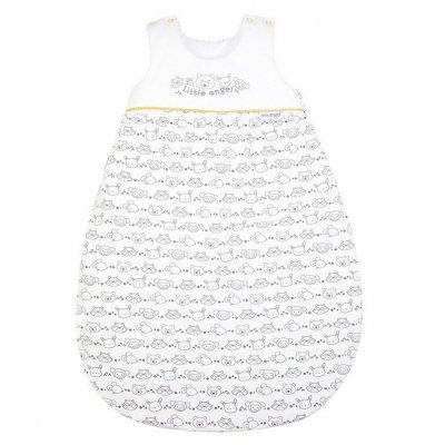 Little Angel spací pytel Outlast® - Bílá zvířátka/bílá, vel. 74/80