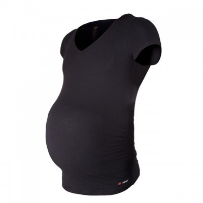 Little Angel tričko těhotenské krátký rukáv Outlast® - Černá, vel. XL