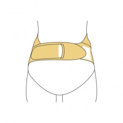 Carriwell těhotenský nastavitelný podpůrný pás přes bříško  - L/XL černý - obrázek