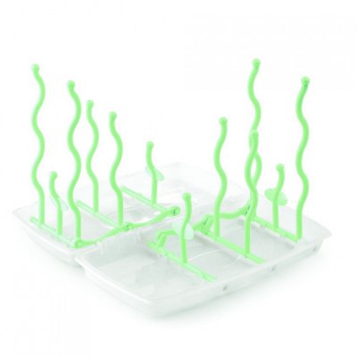 Nuvita skládací stojan na láhve - Pastel Green