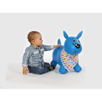 Ludi Skákací pes - Modrý - obrázek