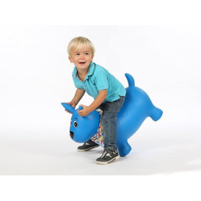 Ludi Skákací pes - Modrý - obrázek