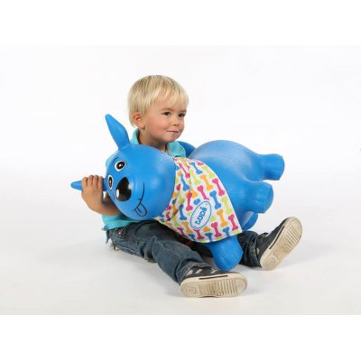 Ludi Skákací pes - Modrý - obrázek