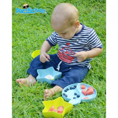 Pacific Baby Bamboo miska a kelímek - Green - obrázek