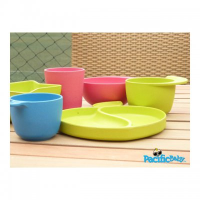 Pacific Baby Bamboo miska a kelímek - Green - obrázek
