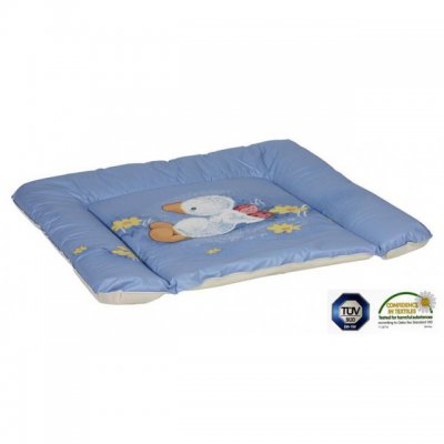 Ladotex třístranná  měkká přebalovací podložka 70 x 70 cm - 04 modrá kachna