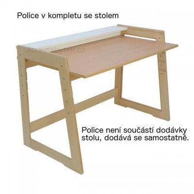 Jitro úzká police vnitřní do drážky  15x110 cm - Bílá