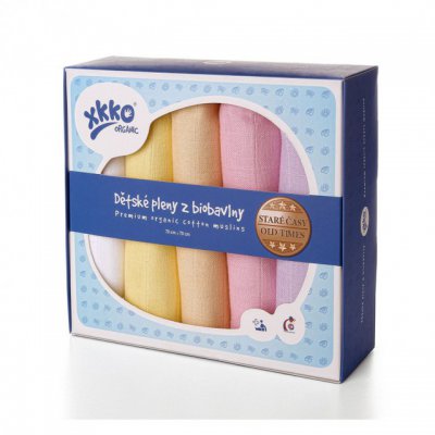 XKKO plena Organic Staré časy - Pro holky 70 x 70 - 5 ks
