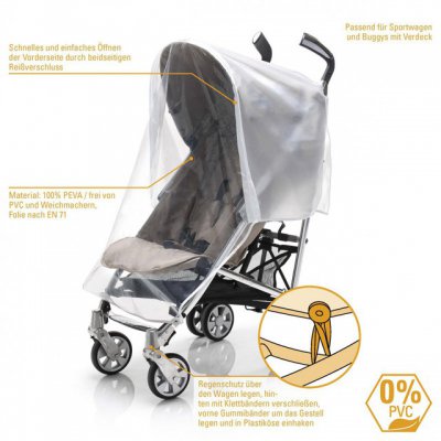 Diago pláštěnka na kočárek 2v1  - Comfort - obrázek