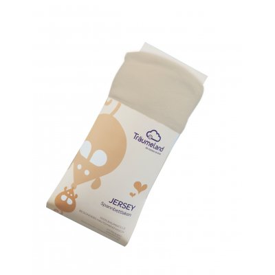 Träumeland prostěradlo jersey 40 x 90 cm - Beige/béžová