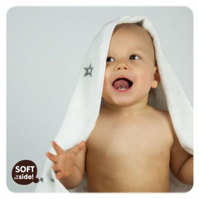 XKKO bambusová dětská deka - Silver Stars - obrázek