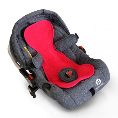 Petite&Mars vložka do autosedačky 3D Aero - Tm. šedá  0 - 13 kg - obrázek