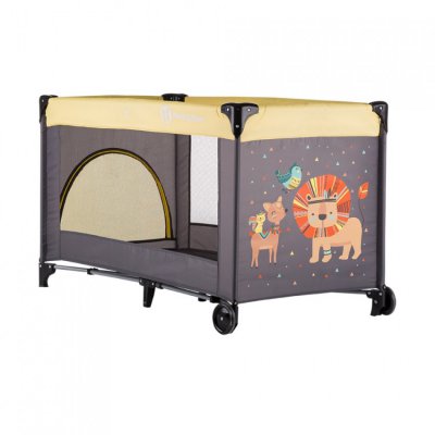 Petite&Mars cestovní postýlka Koot - Lion Yellow