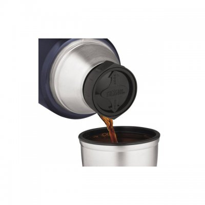 Thermos termoska na nápoje 470 ml - Červená - obrázek