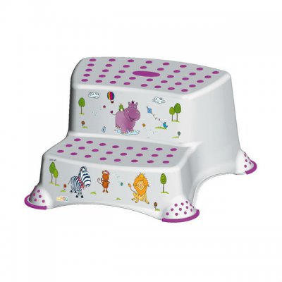 Keeeper dvojstupínek k WC/umyvadlu - Hippo bílá