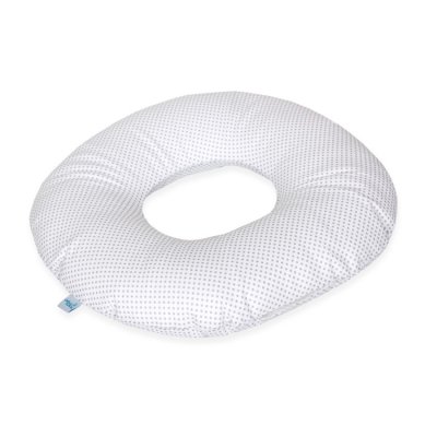 Ceba Baby poporodní kruh - Malé šedé tečky/bílá - obrázek
