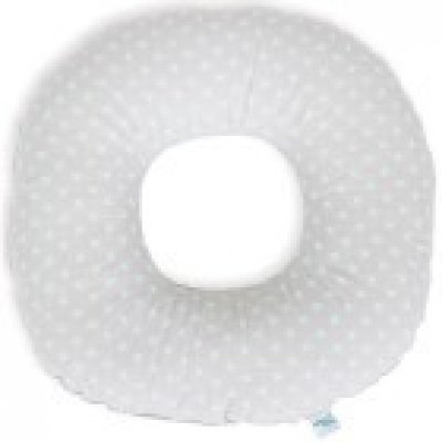 Ceba Baby poporodní kruh - Zelené puntíky/šedá