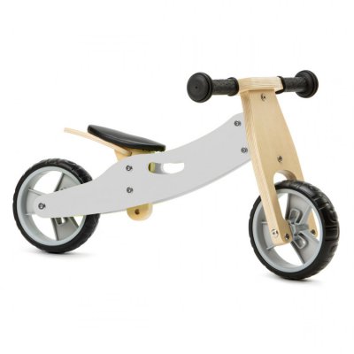 Nicko dřevěné odrážedlo 2v1 mini  - Šedé - obrázek