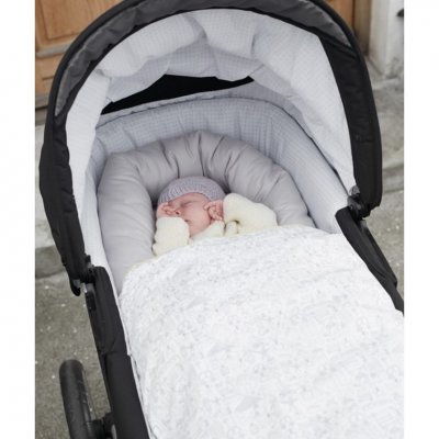 BabyDan dětské hnízdo Cuddle Nest - Light grey - obrázek