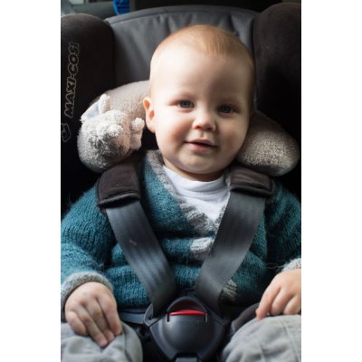 Bo Jungle plyšový podhlavníček - Elephant - obrázek