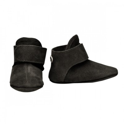 Lodger capáčky Walker Leather Basic  - Raven, 3 - 6 měsíců